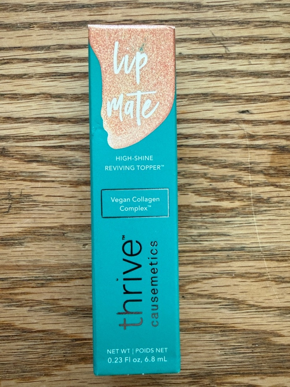 thrive causemetics Lip Mate High-Shine Reviving Topper. Glinda Rose Gold shimmer